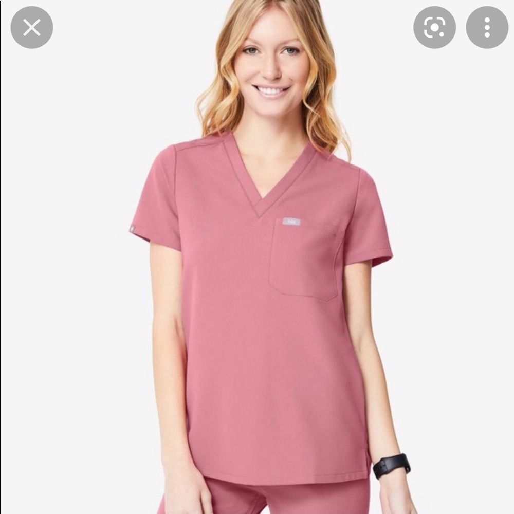 Figs scrubs mauve xxs top Katerina s yolo pants
